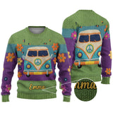 Hippie Souls - Personalized Hippie Ugly Sweater