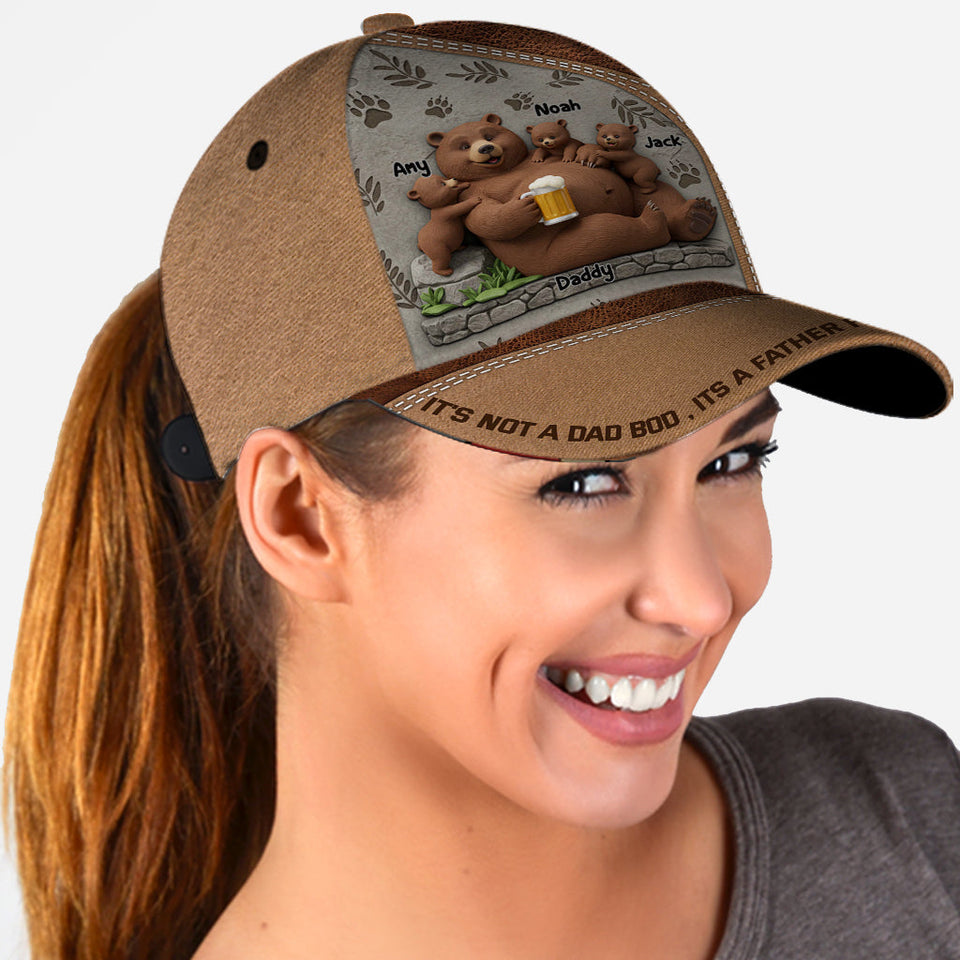 It's Not A Dad Bod - Personalized Father Classic Cap