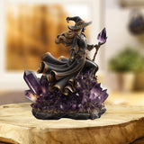 The Witch, Amethyst Styled/ Quartz/ Emerald... - Personalized Witch Custom Shaped Acrylic Plaque