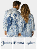 Until Death Do Us Part - Personalized Couple Button Down Pajamas