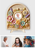 Handpicked For Nana/ Mama - Personalized Grandma 2 Layered Wood Sign / Wood Plaque