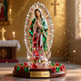 Our Lady Of Guadalupe - Personalized Christian Custom Shaped Acrylic Plaque