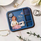 Sewing Kit - Personalized Sewing Wood Tray
