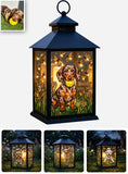 Sympathy Gift To Pet Owners - Personalized Dog Candle Lantern