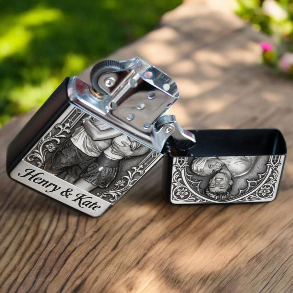 Custom Any Photo - Personalized Couple Lighter