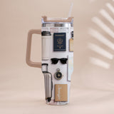 Love Traveling - Personalized Travelling Tumbler With Handle