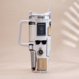 Love Traveling - Personalized Travelling Tumbler With Handle