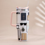Love Traveling - Personalized Travelling Tumbler With Handle