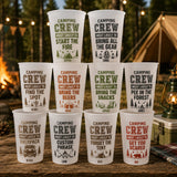 Camping Crew Most Likely - Personalized Camping Frosted Cup