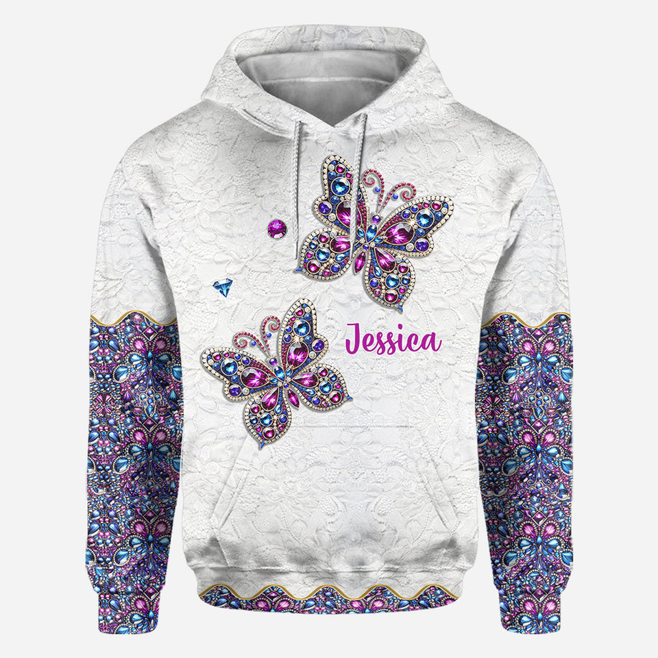 Beautiful Butterfly - Personalized Butterfly All Over Shirt