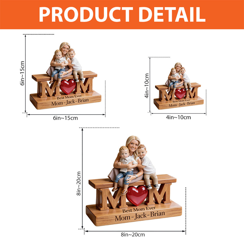 Custom Any Photo - Forever Link Together - Personalized Mother Custom Shaped Acrylic Plaque