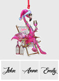 Beautiful Flamingo - Personalized Flamingo Ornament