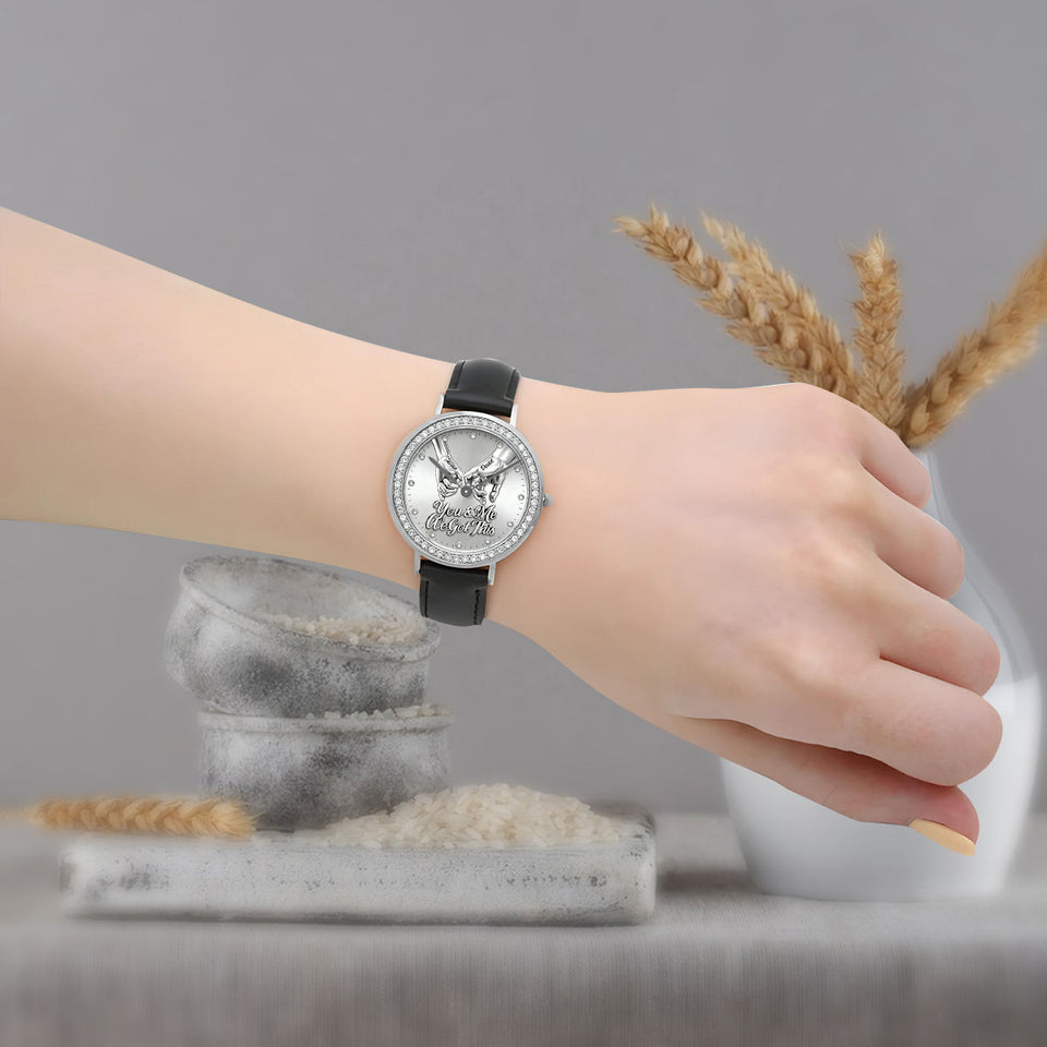 You & Me We Got This - Personalized Couple Hand Watch
