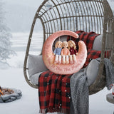 I Love You - Personalized Mother Premium Faux Fur Pillow