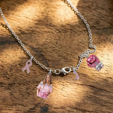 Breast Cancer Survivor - Personalized Breast Cancer Awareness Metal Necklaces With Pendants