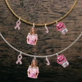 Breast Cancer Survivor - Personalized Breast Cancer Awareness Metal Necklaces With Pendants