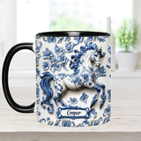 Porcelain Horse - Personalized Horse Accent Mug