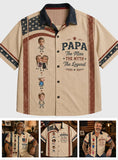 The Man The Myth The Legend - Personalized Grandpa Hawaiian Shirt
