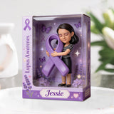 Purple Fighter - Personalized Lupus Awareness Custom Shaped Acrylic Plaque