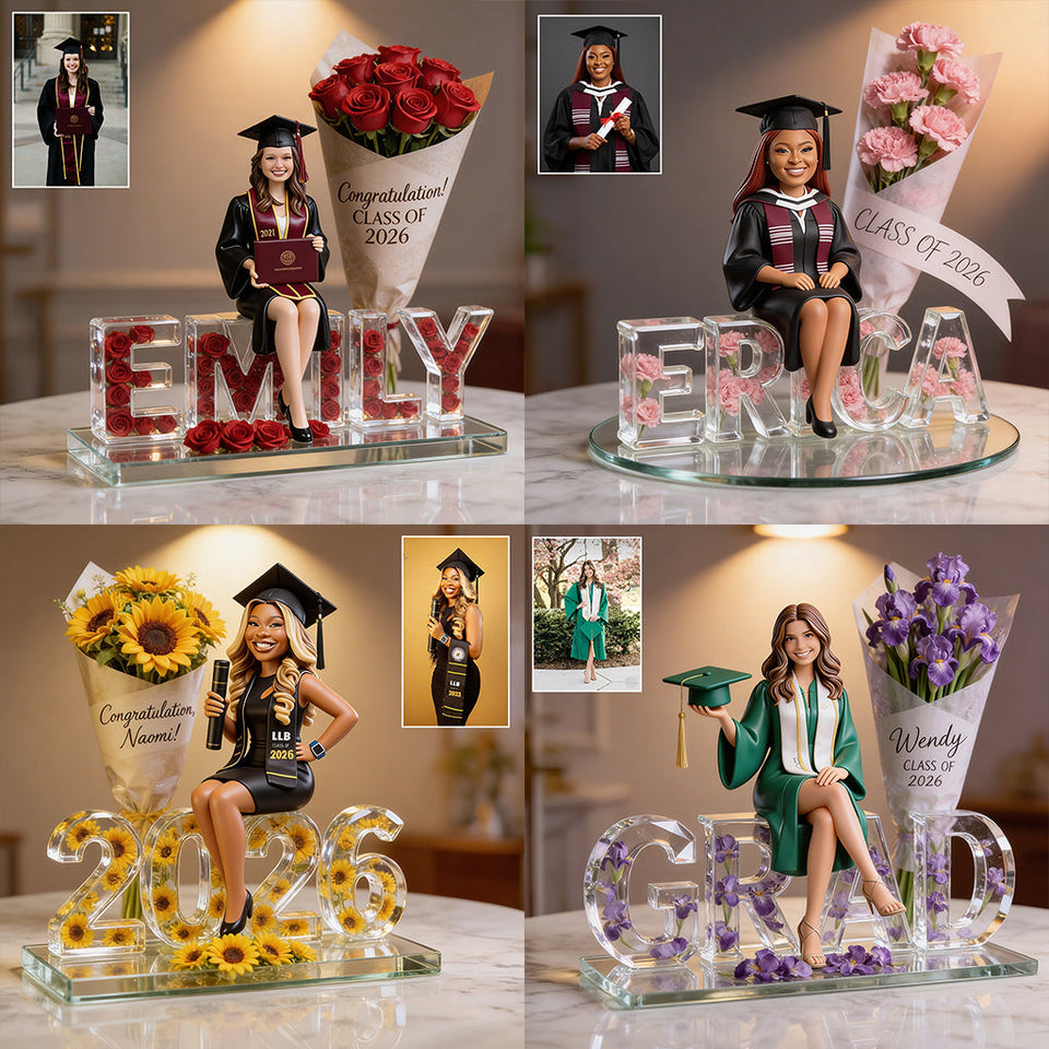 Custom Any Photo - Personalized Graduation Custom Shaped Acrylic Plaque