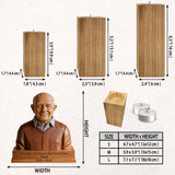 In Loving Memory - Personalized Memorial Custom Shape Wooden Candle Holder