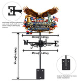 250th Anniversary, Eagle 250 Years of Freedom - Personalized Patriot Weather Vane