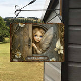 Welcome To My Garden - Personalized Gardening Rectangle Metal Sign