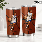 Believe In Yourself - Personalized Basketball Tumbler