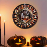 Whiskey And Cigar - Personalized Whisky LED Light Wall Clock