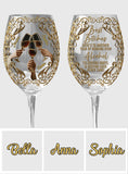 Best B*tches - Personalized Bestie Wine Glass With Long Stem