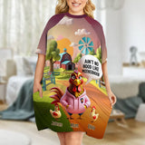 Ain't No Hood Like Mother Hood - Personalized Mother Sleep T-shirt Dress