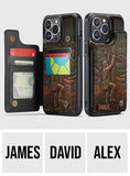 Strongest Lineman - Personalized Lineman Fully Printed Wallet Phone Case