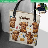 Just A Girl Who Loves Highland Cow - Personalized Highland Cow Tote Bag