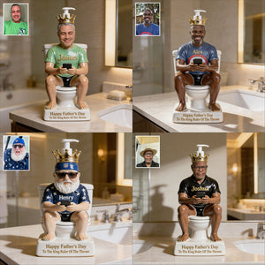 King Of The Throne - Personalized Father Pump Dispenser