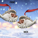 Angel Wings Dogs Cats Pet Lovers - Personalized Dog Ornament