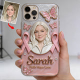 Custom Any Photo - Personalized Breast Cancer Awareness Full Print Phone Case