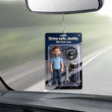 Father Gift - Personalized Father Car Ornament