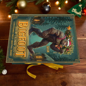 Adventure Awaits - Personalized Hiking Folded Advent Calendar With Ornaments