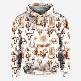Cowgirl Spirit - Personalized Cowgirl Hoodie and Leggings