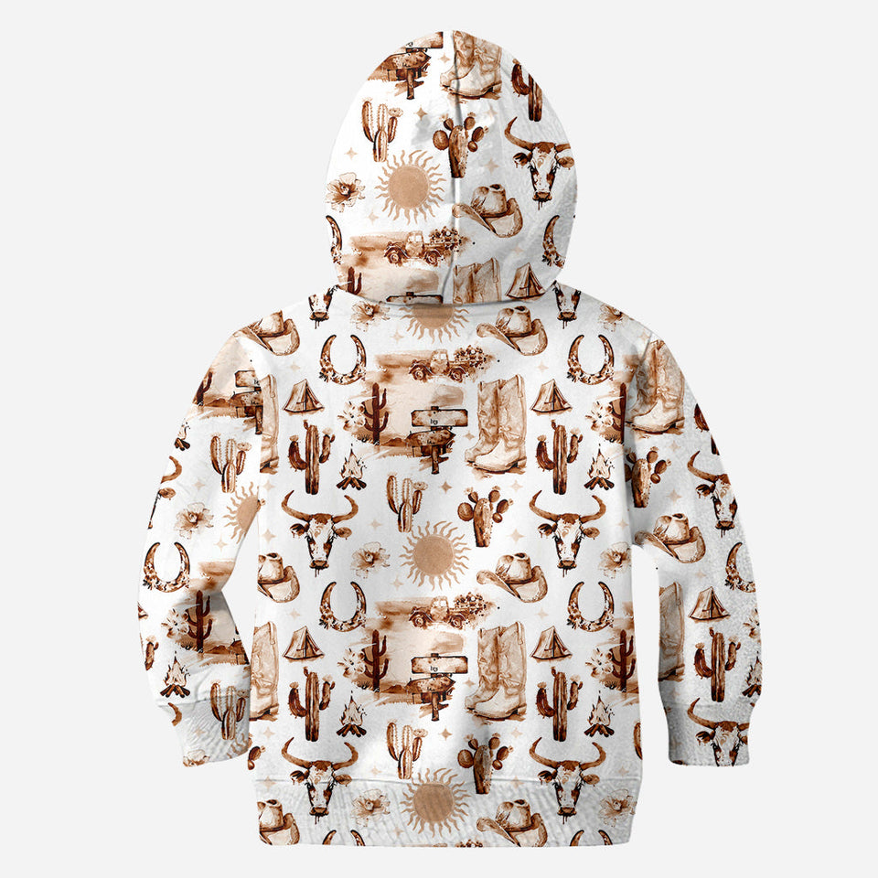 Cowgirl Spirit - Personalized Cowgirl Hoodie and Leggings