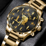 Fishing Silhouette - Personalized Fishing Hand Watch