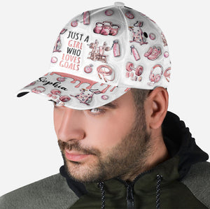 Just A Girl With Goals - Personalized Fitness Classic Cap