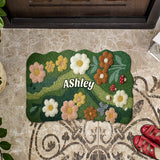 Love Garden - Personalized Gardening Shaped Doormat/ Rug