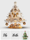 Merry Christmas - Personalized Family Custom Shaped Acrylic Plaque