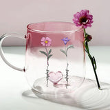 It Takes A Long Time To Grow An Old Friend - Personalized Bestie Gradient Glass Mug