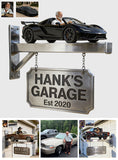 Custom Garage Sign - Personalized Car Lover Wooden Wall Mount Sign