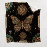 Love Butterflies - Personalized Butterfly Blanket