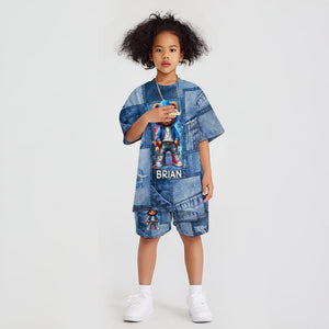 Cool Bear - Personalized Kid T-shirt & Shorts