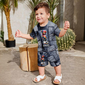 Cool Bear - Personalized Kid T-shirt & Shorts