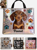 I Love My Dog - Personalized Dog Tote Bag